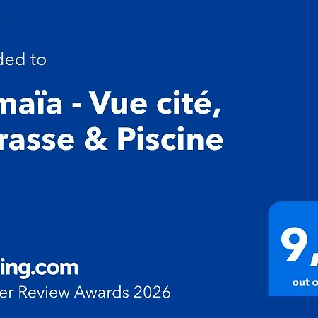 Lumaia - Vue Cite, Terrasse & Piscine Διαμέρισμα Καρκασόν